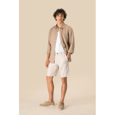 Men's Linen Bermuda